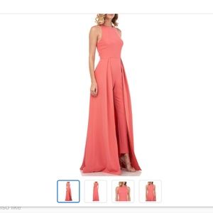 NWT KAY UNGER CORAL JUMPSUIT